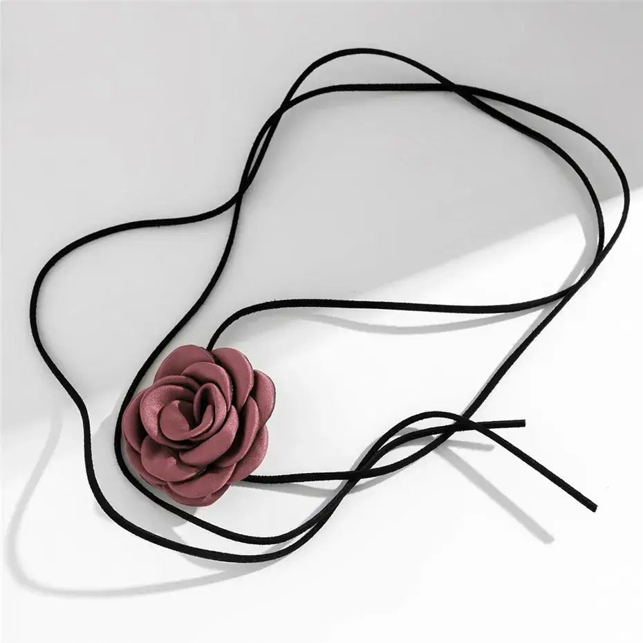 Romantische Gotische Rozen Choker