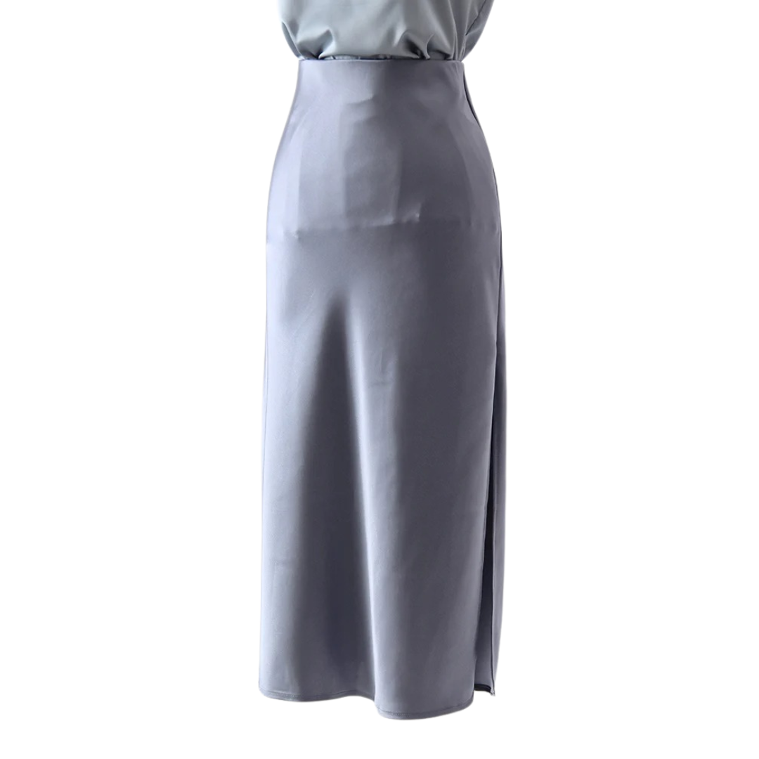 A-lijn kantoor zijden rok voor dames