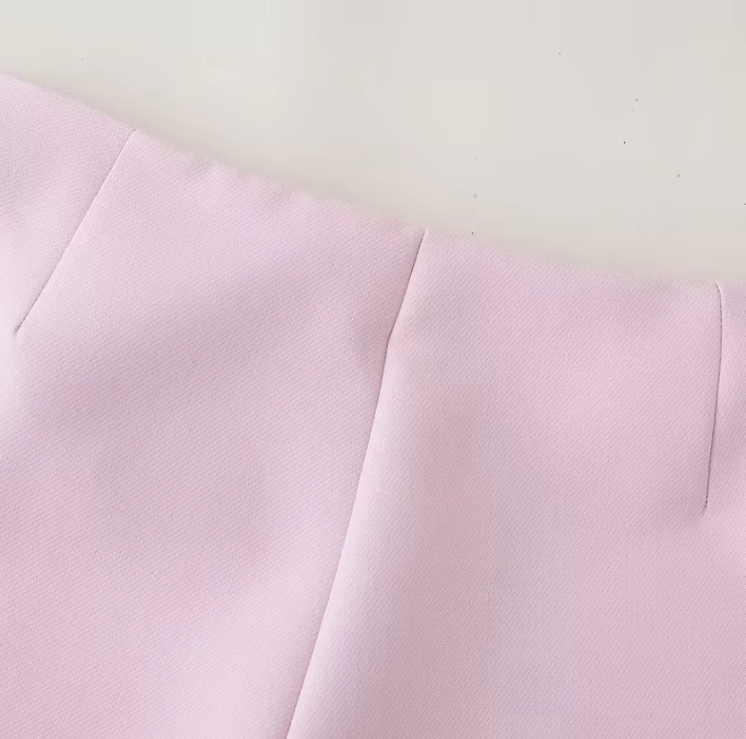 Dames rok met rits aan de zijkant en strik