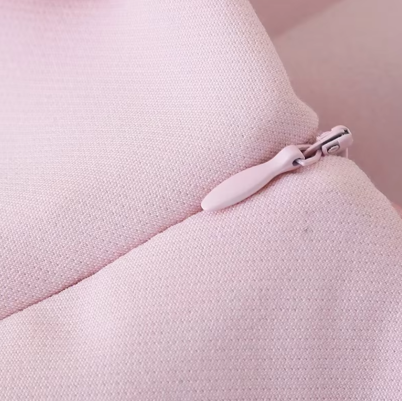 Dames rok met rits aan de zijkant en strik