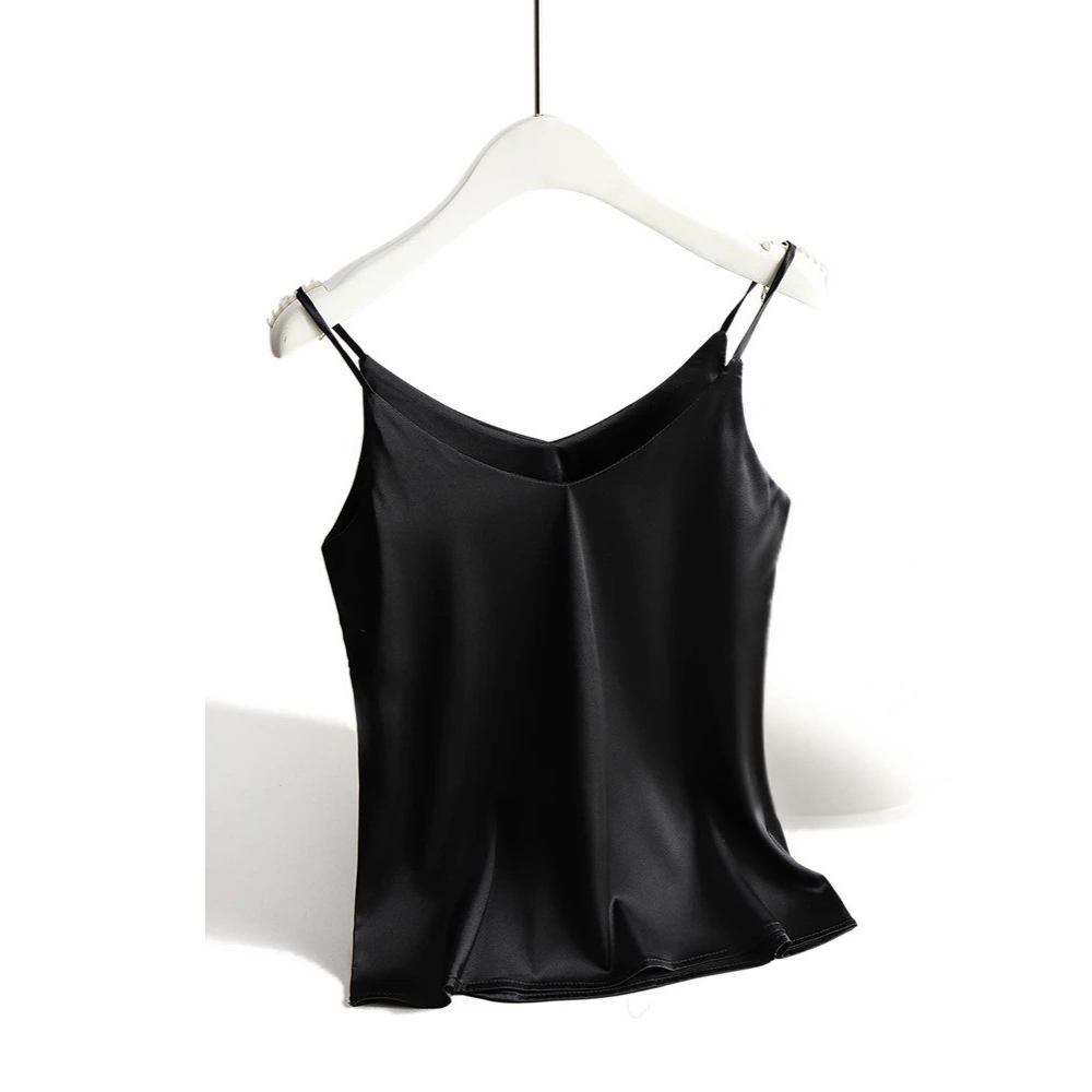 Dames Halter V-Hals Spaghetti Top