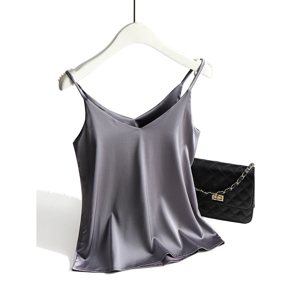 Dames Halter V-Hals Spaghetti Top