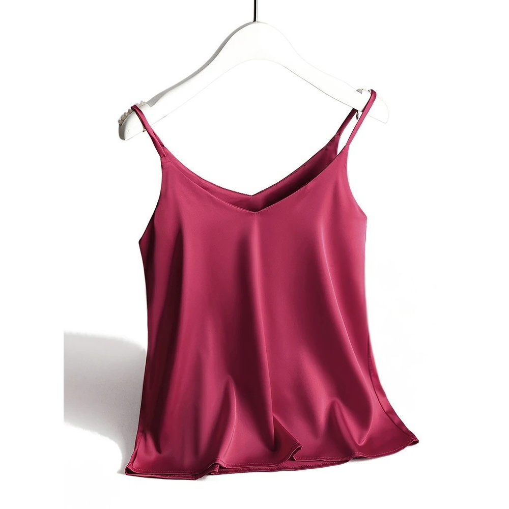 Dames Halter V-Hals Spaghetti Top