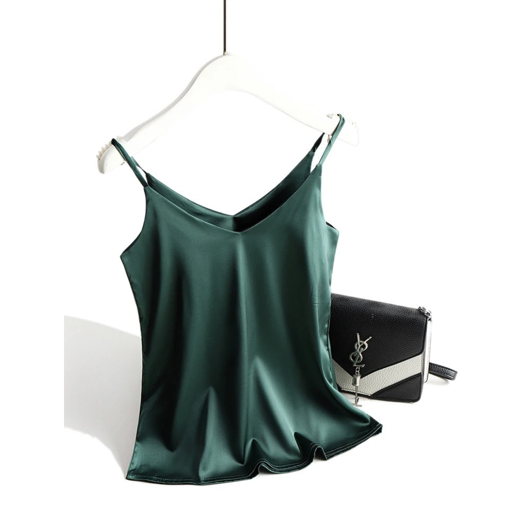 Dames Halter V-Hals Spaghetti Top