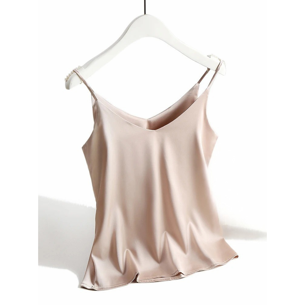 Dames Halter V-Hals Spaghetti Top