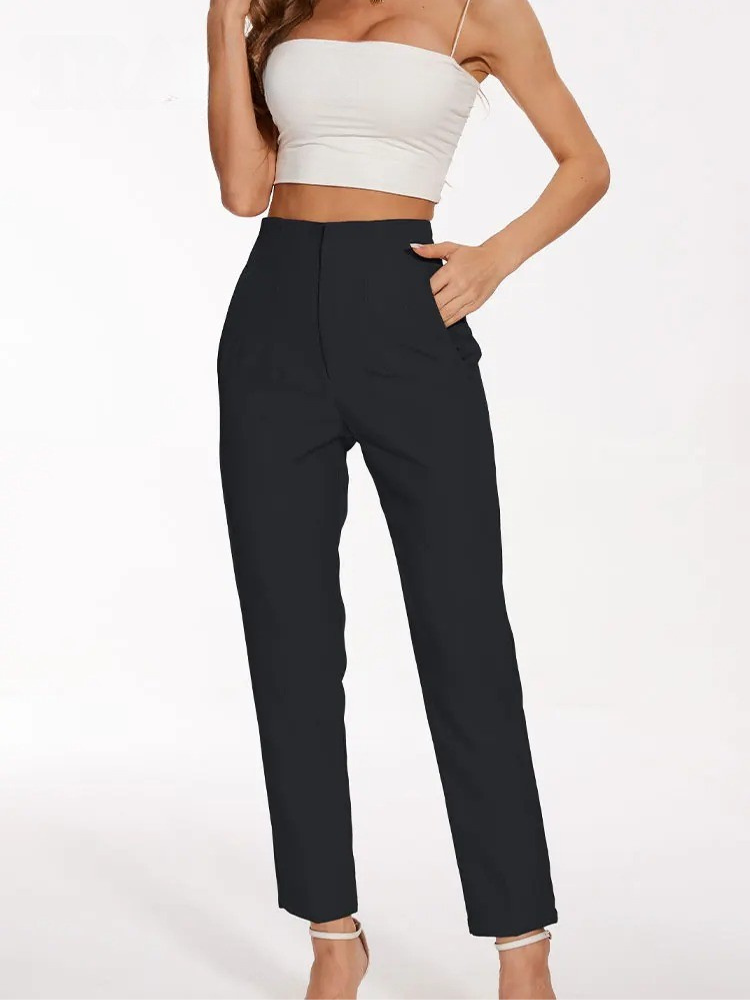 Dames hoge taille potloodbroek