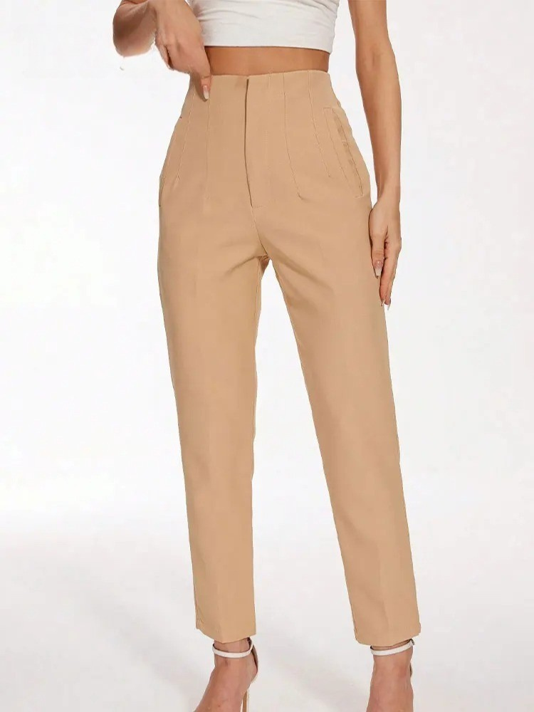 Dames hoge taille potloodbroek