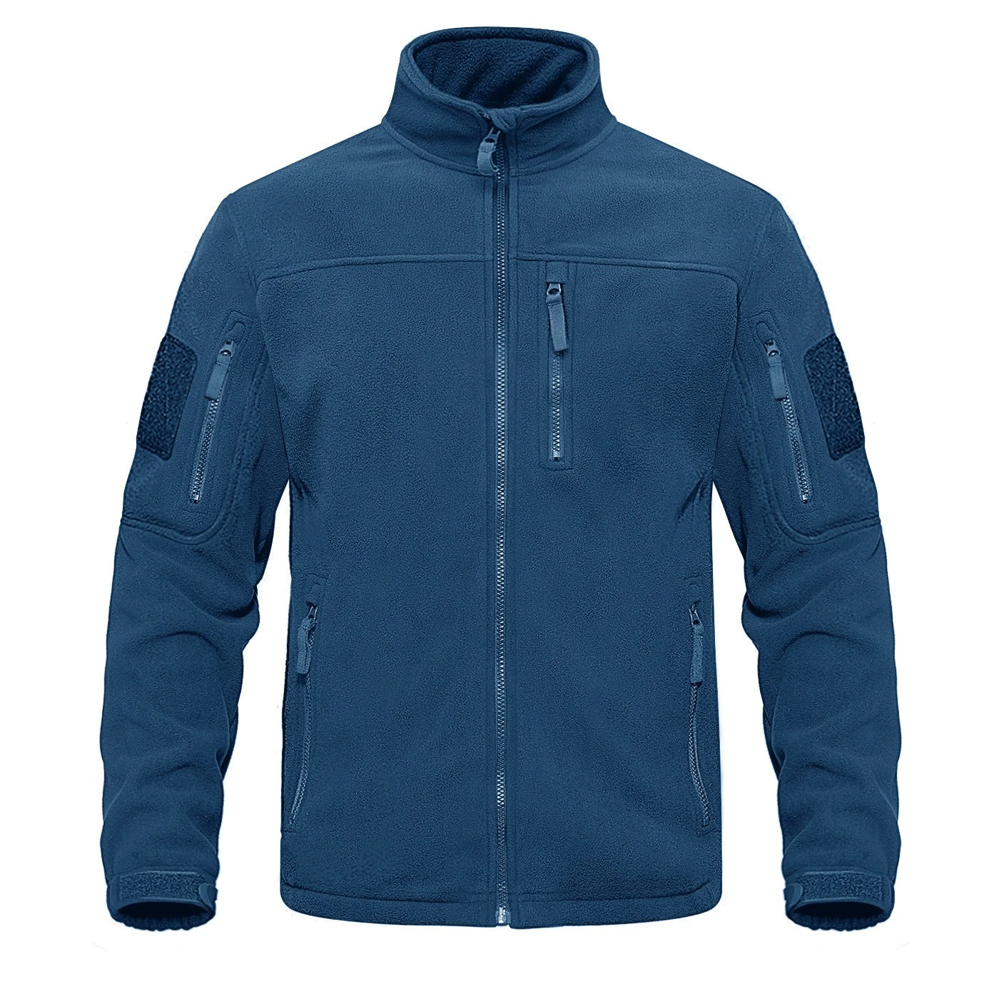 Heren fleece thermojack met volledige rits