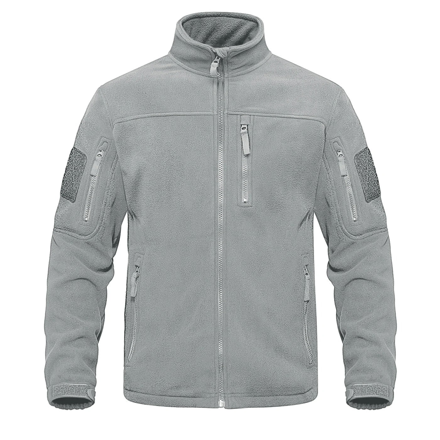 Heren fleece thermojack met volledige rits
