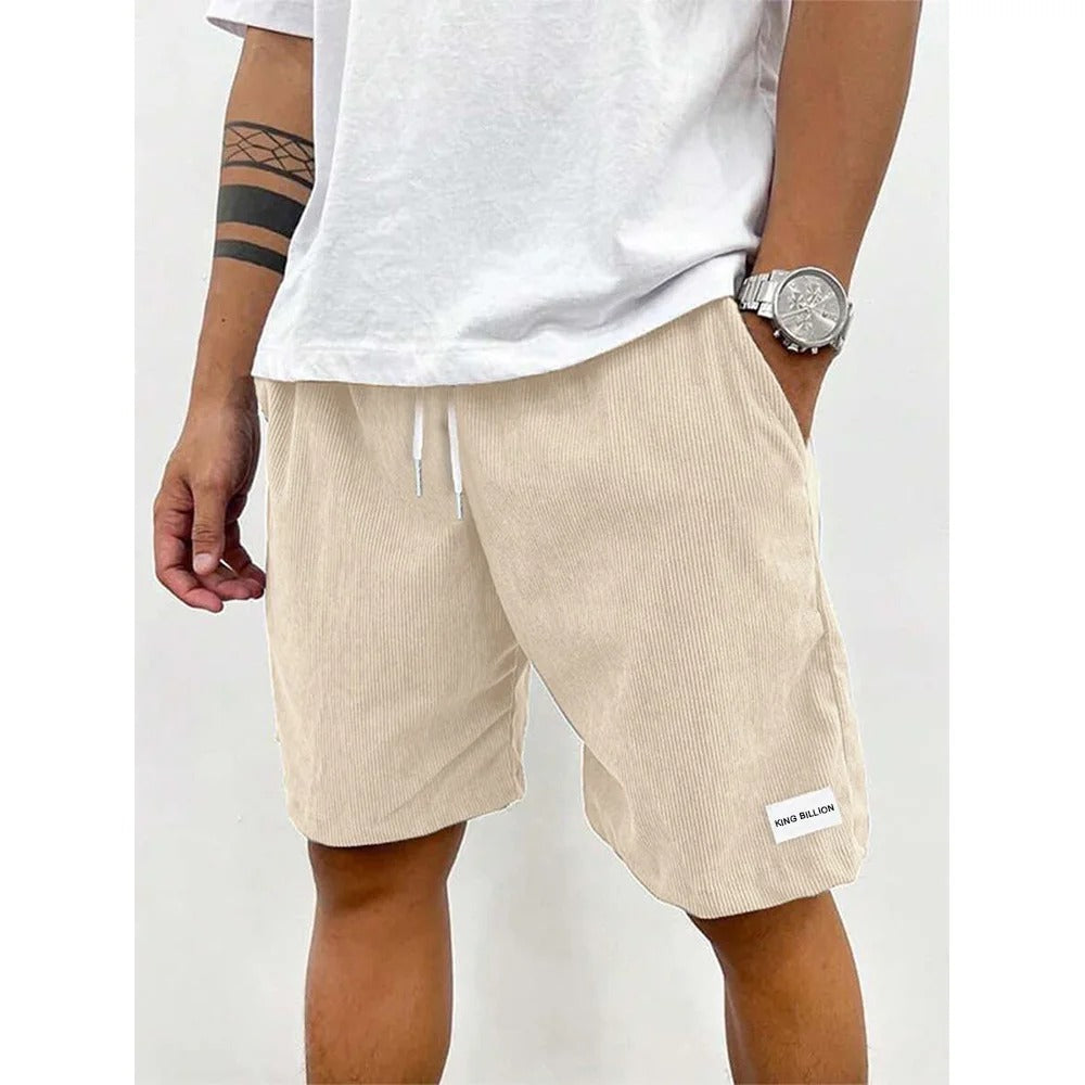 Heren corduroy casual korte broek