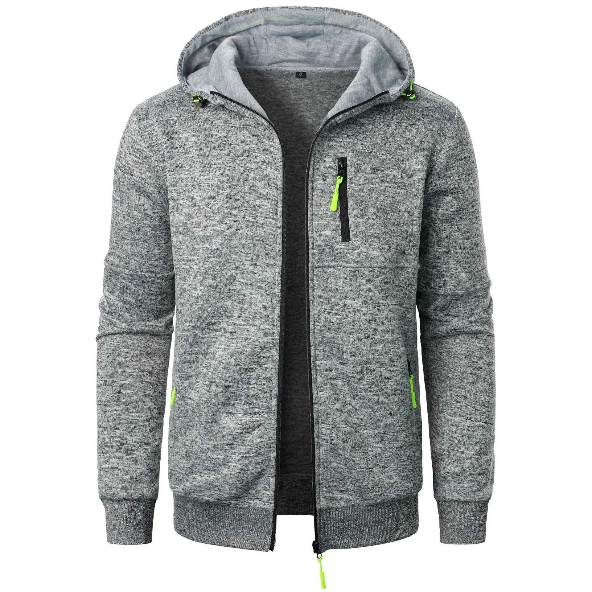 Casual heren sportjas met capuchon