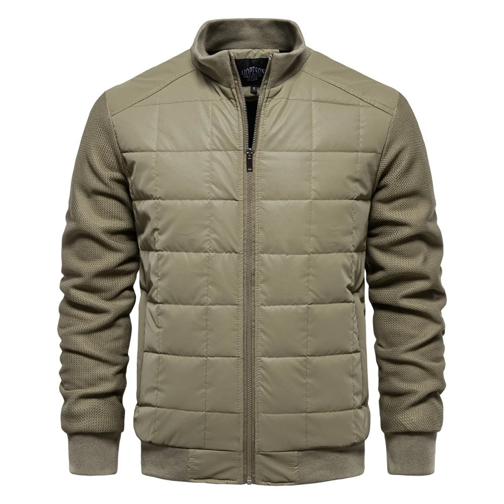 Dikke fleece gevoerde heren jas