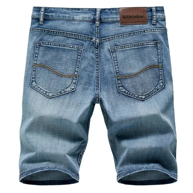 Klassieke denim shorts voor heren