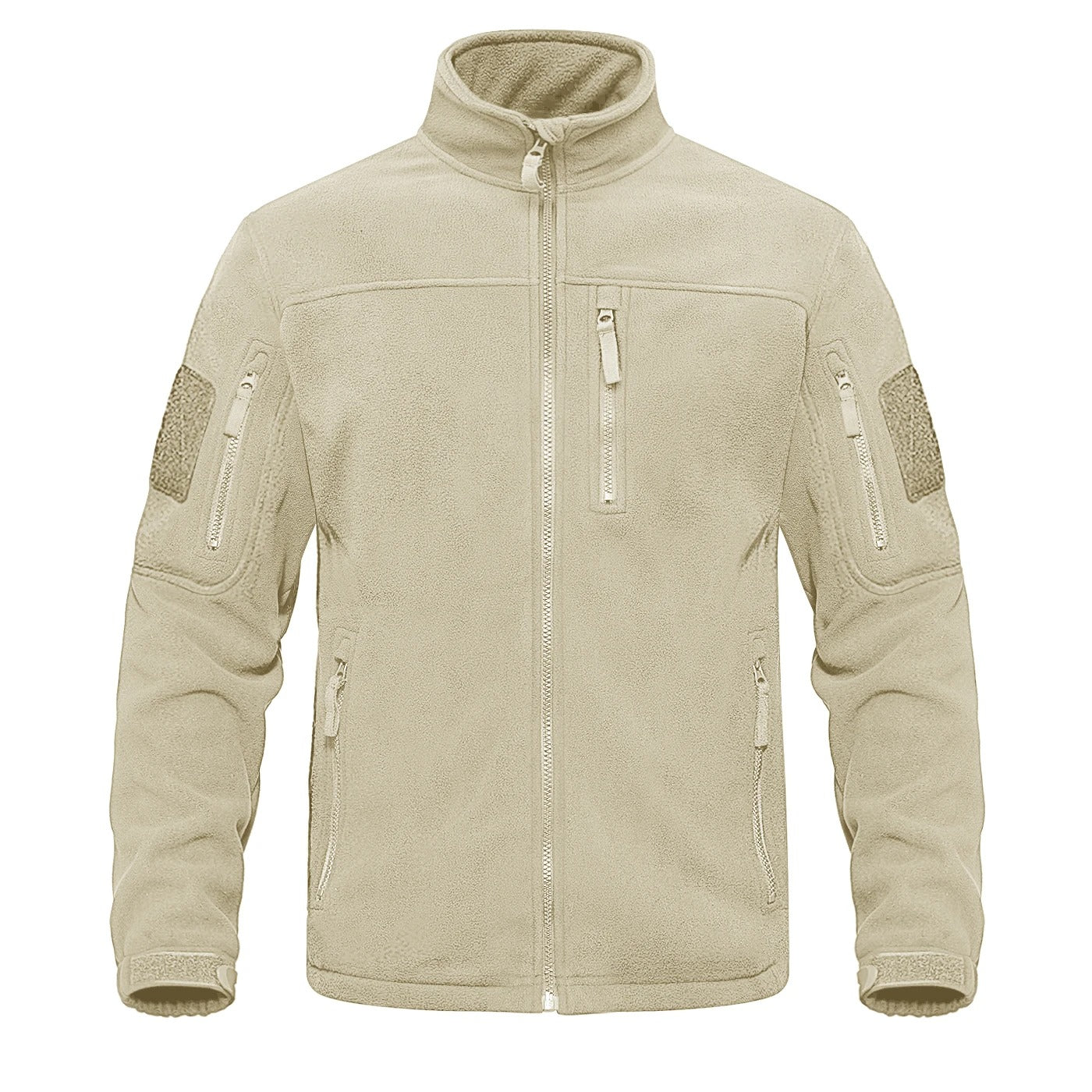 Heren fleece thermojack met volledige rits