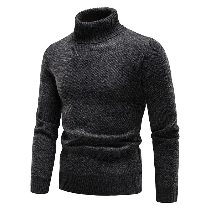 Heren-Turtleneck Fleece Trui