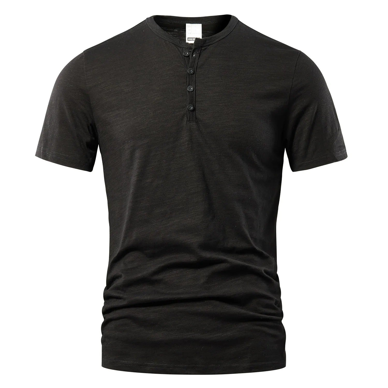 Henley-T-shirt voor heren voor de zomer