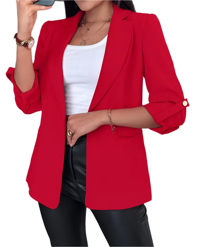Dames Slim Cardigan Blazer