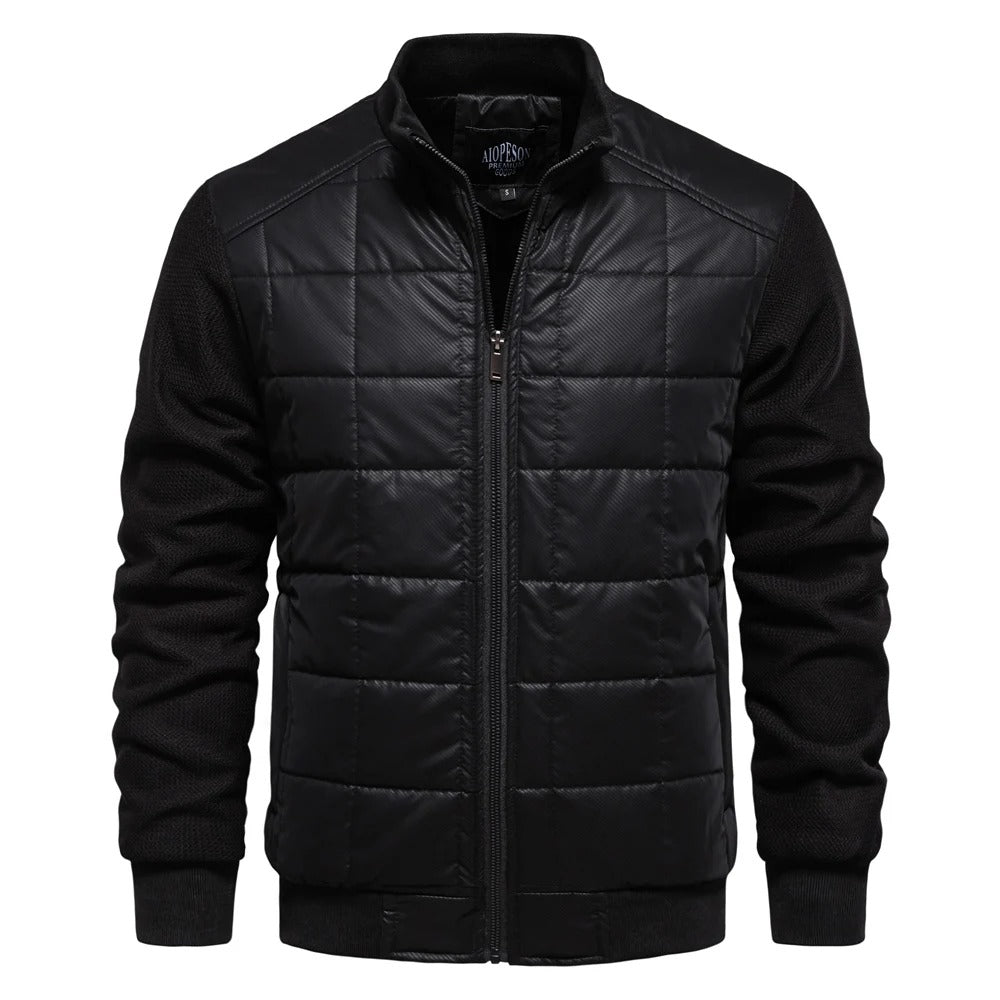 Casual herenjack met dikke fleece