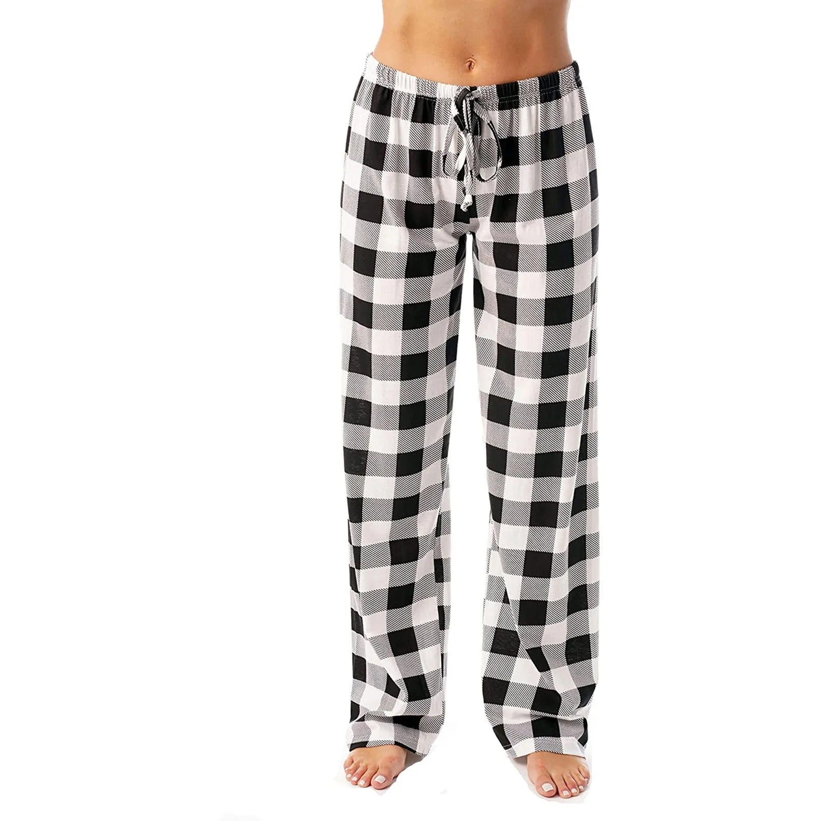 Geruite pyjama voor dames
