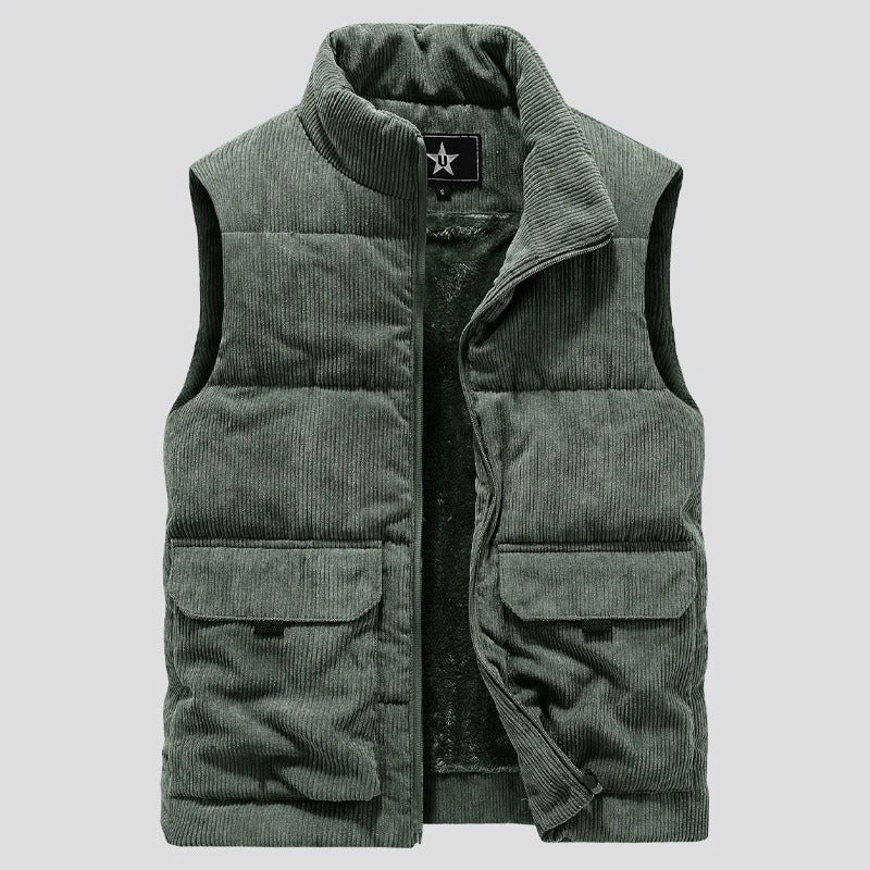 Heren fleece warm vest