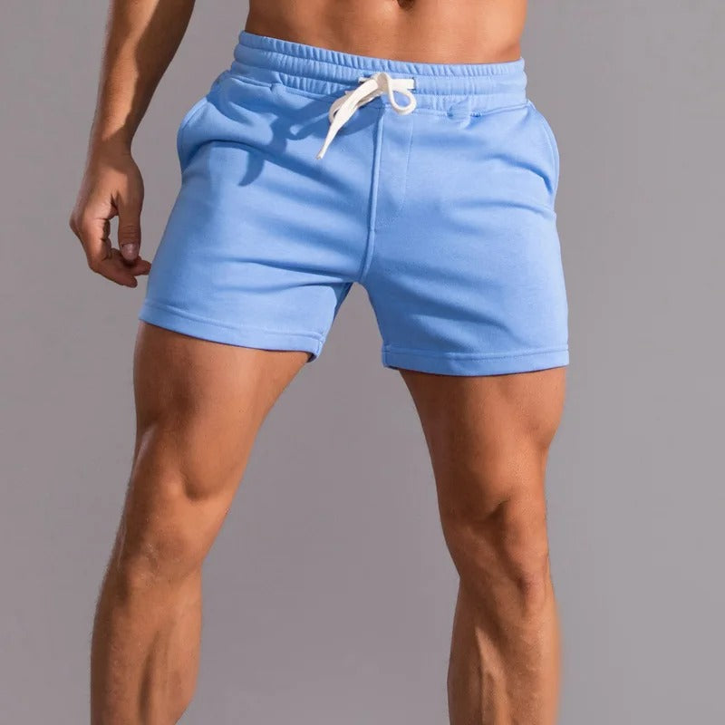 Katoenen sportshort voor heren