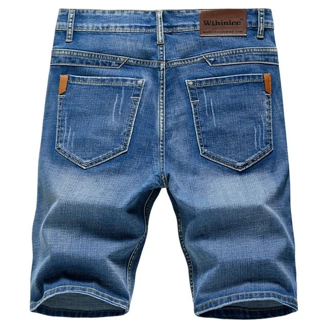 Klassieke denim shorts voor heren