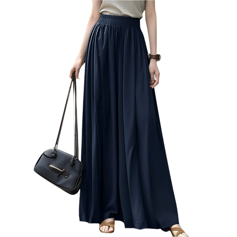 A-lijn maxi-rok met ruches voor dames