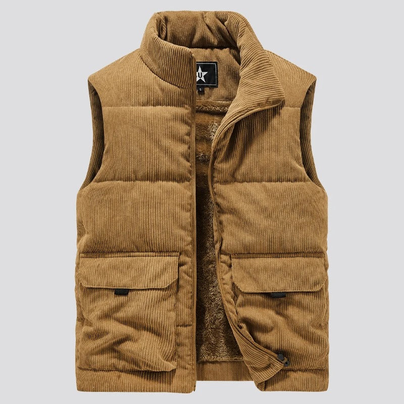 Heren fleece warm vest