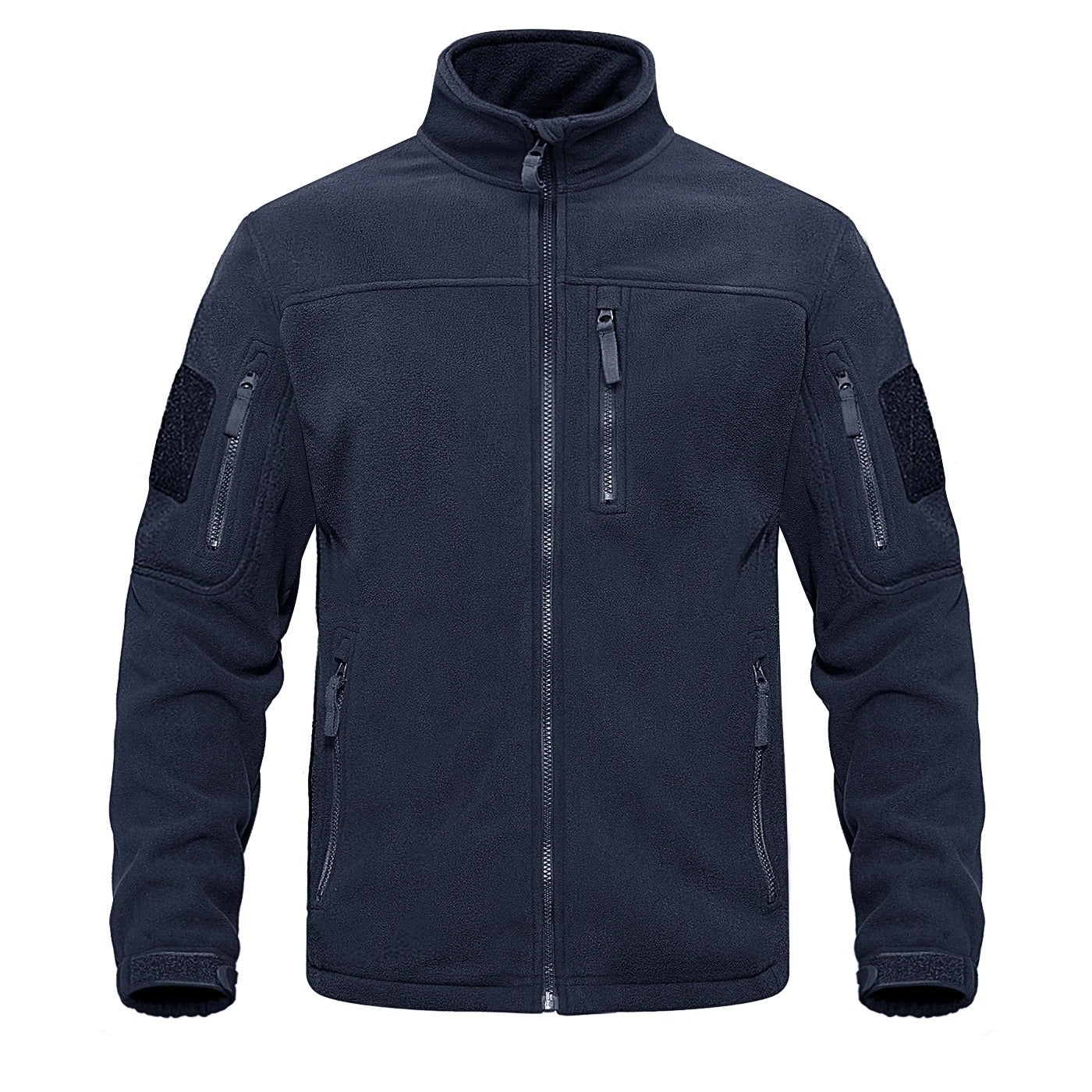 Heren fleece thermojack met volledige rits