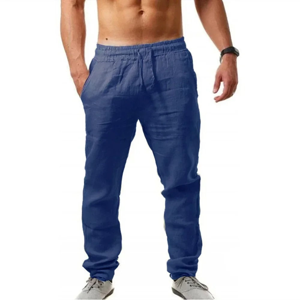 Ademende casual fitnessbroek voor heren