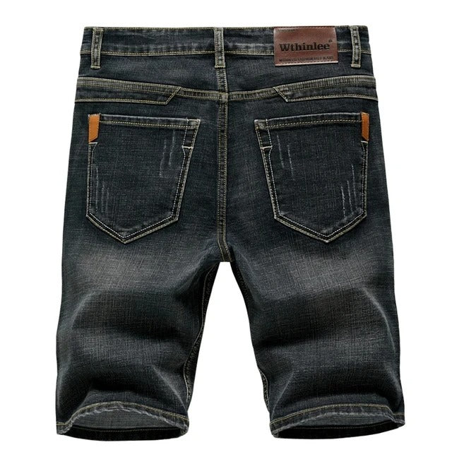 Klassieke denim shorts voor heren