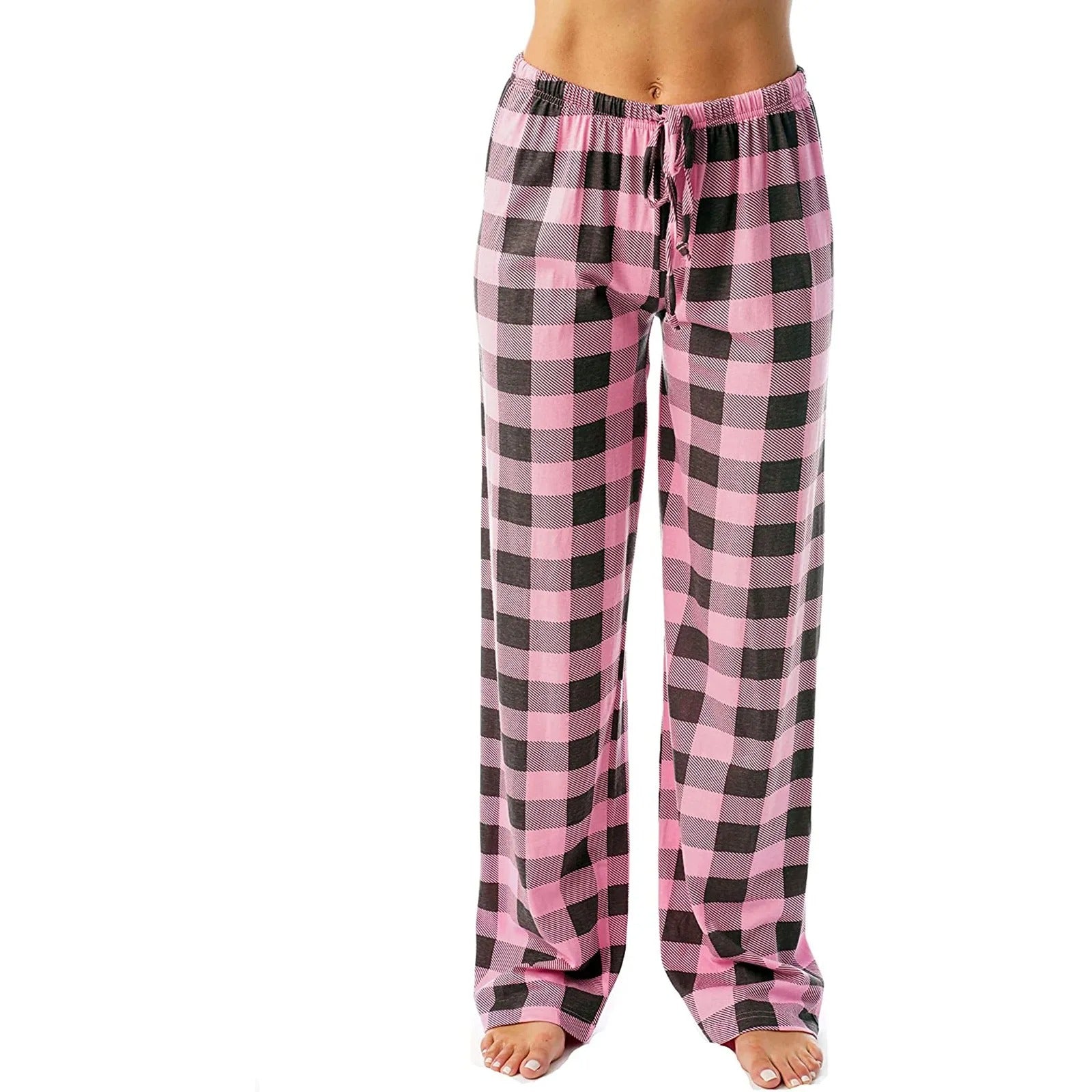 Geruite pyjama voor dames