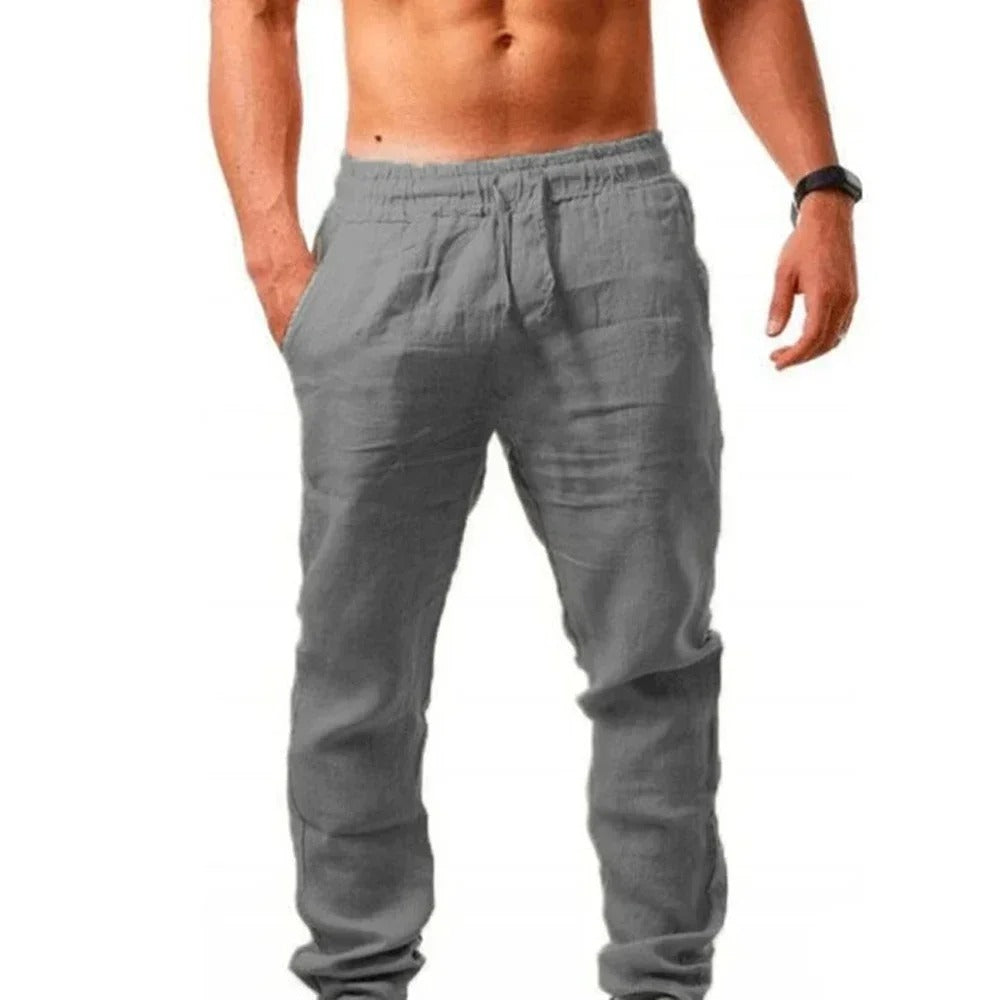 Ademende casual fitnessbroek voor heren