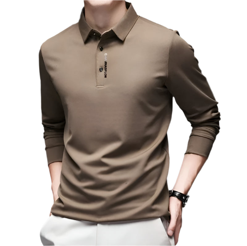Heren casual shirt met lange mouwen