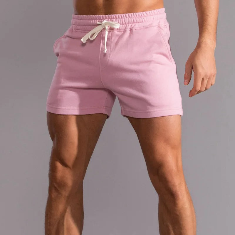 Katoenen sportshort voor heren