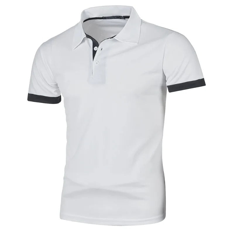 Heren poloshirt met korte mouwen