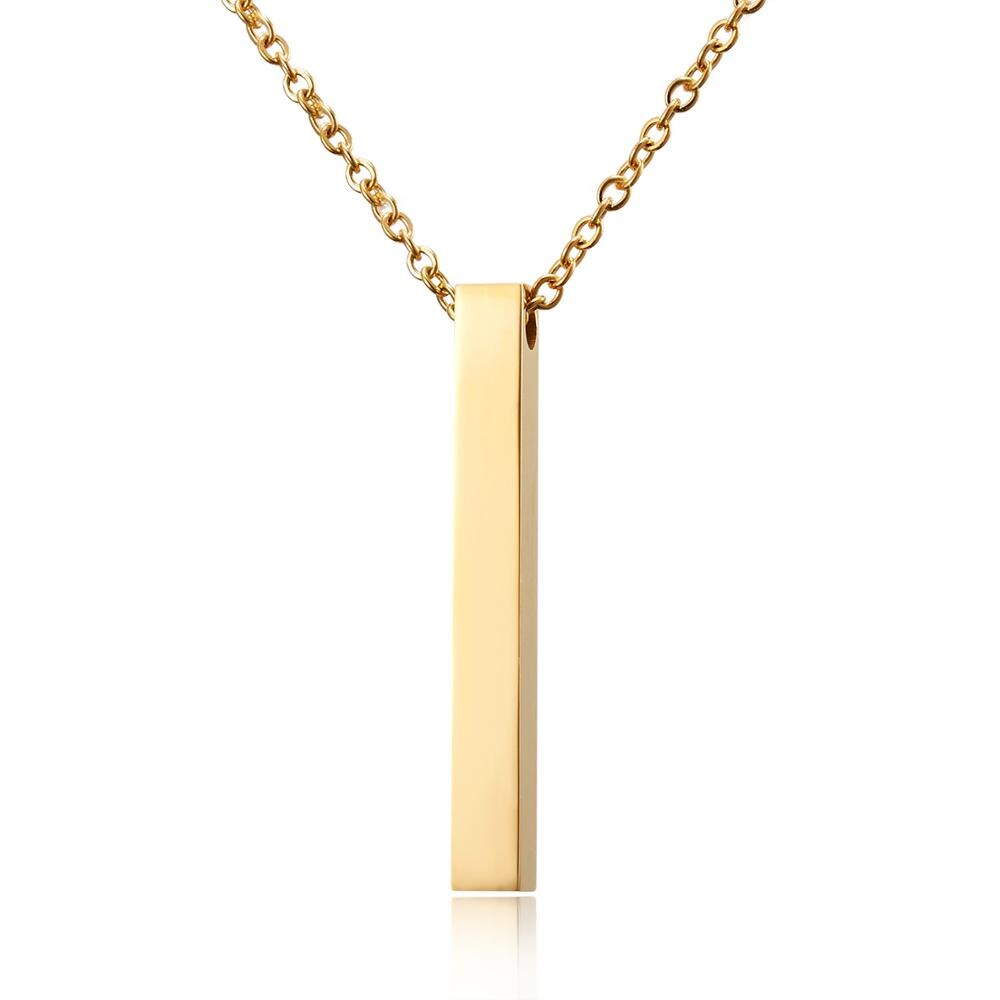 Minimalistische kubus ketting