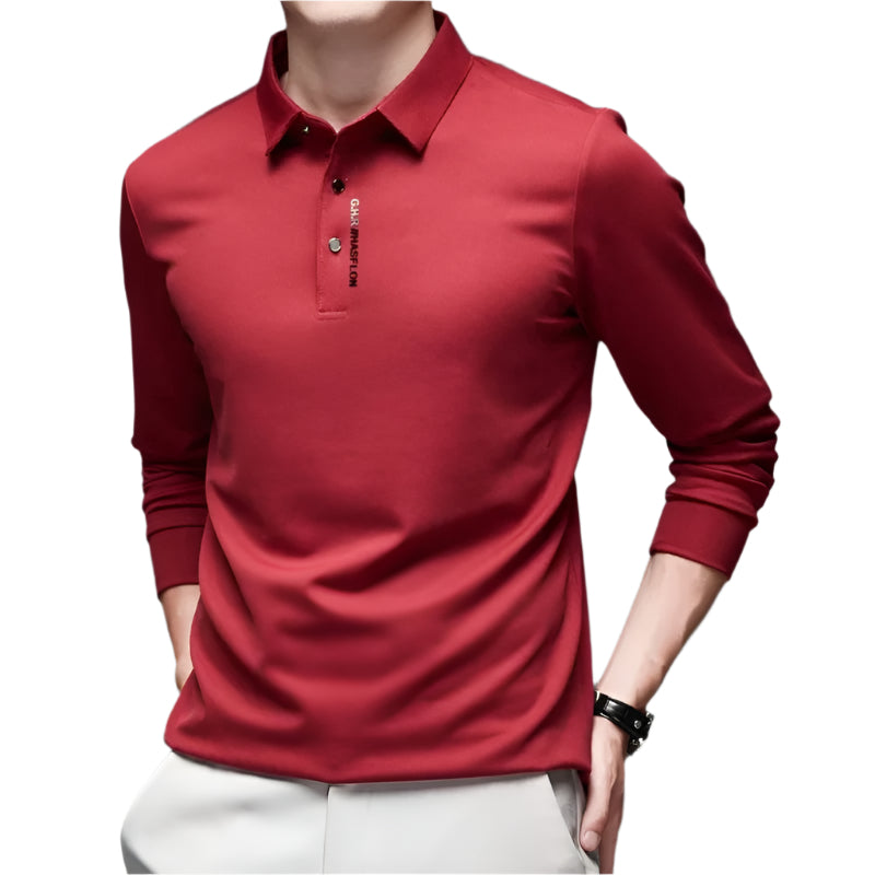 Heren casual shirt met lange mouwen
