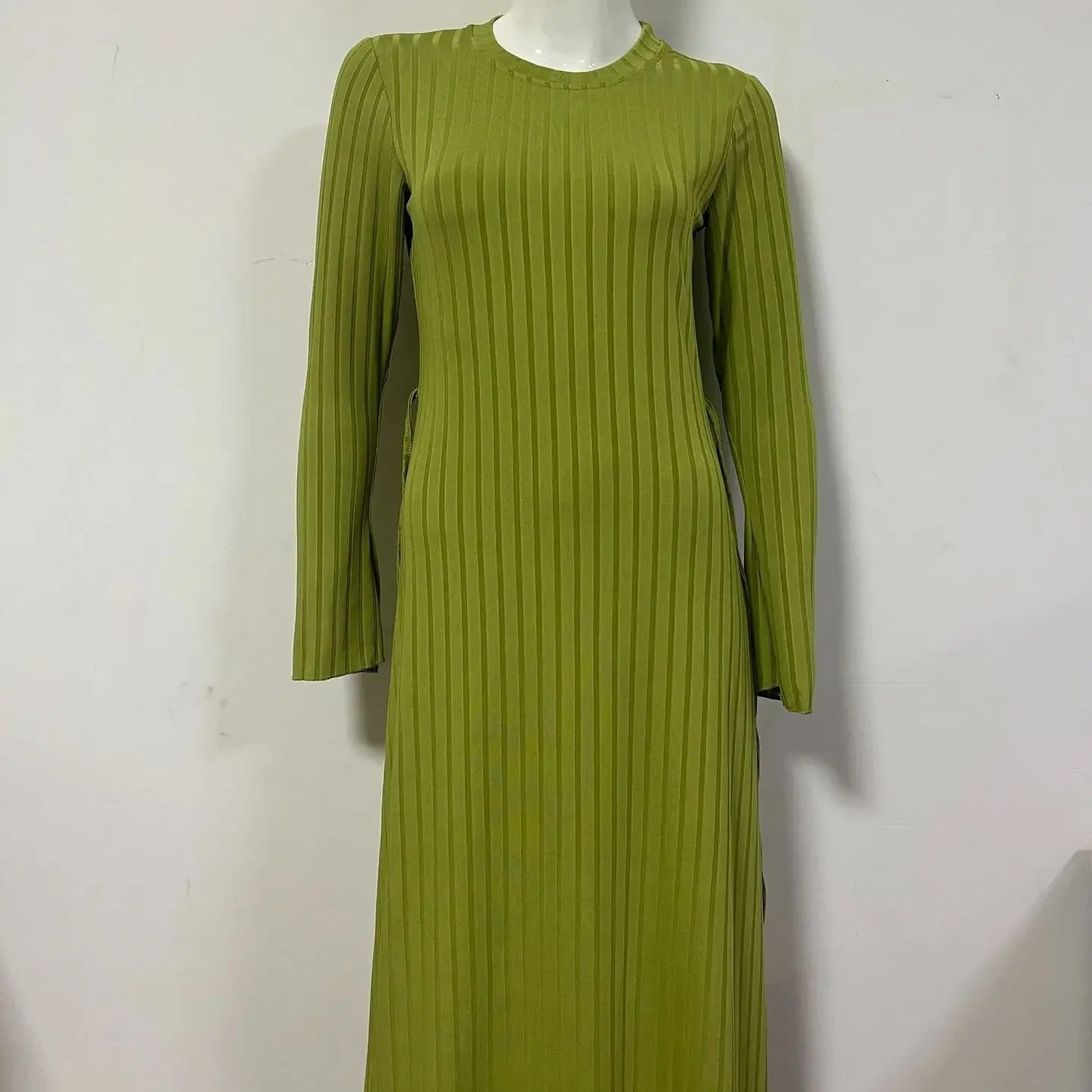 Klassieke losse gebreide jurk voor dames