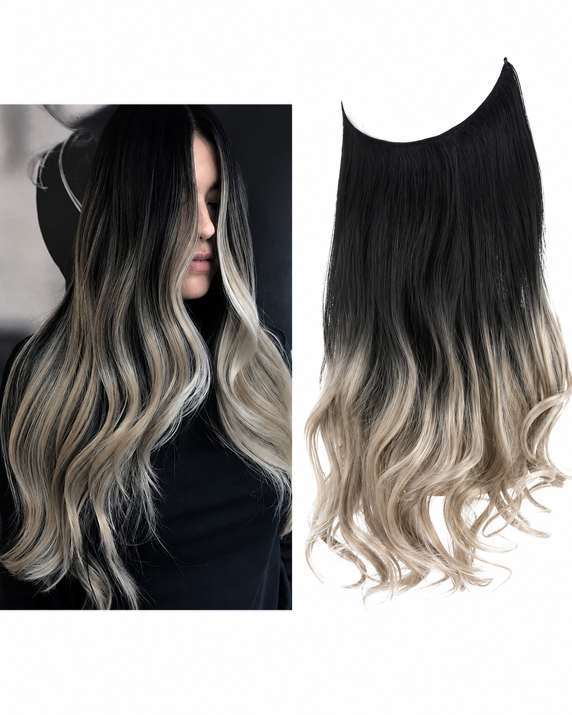 Vrouwen Haaraccessoire Onzichtbare Haarlokken