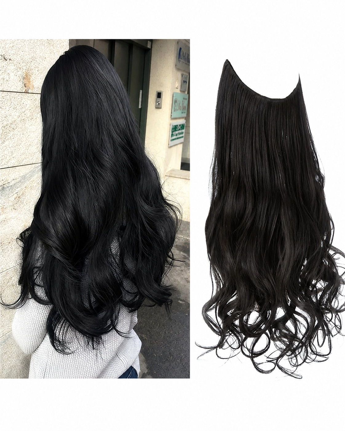 Vrouwen Haaraccessoire Onzichtbare Haarlokken