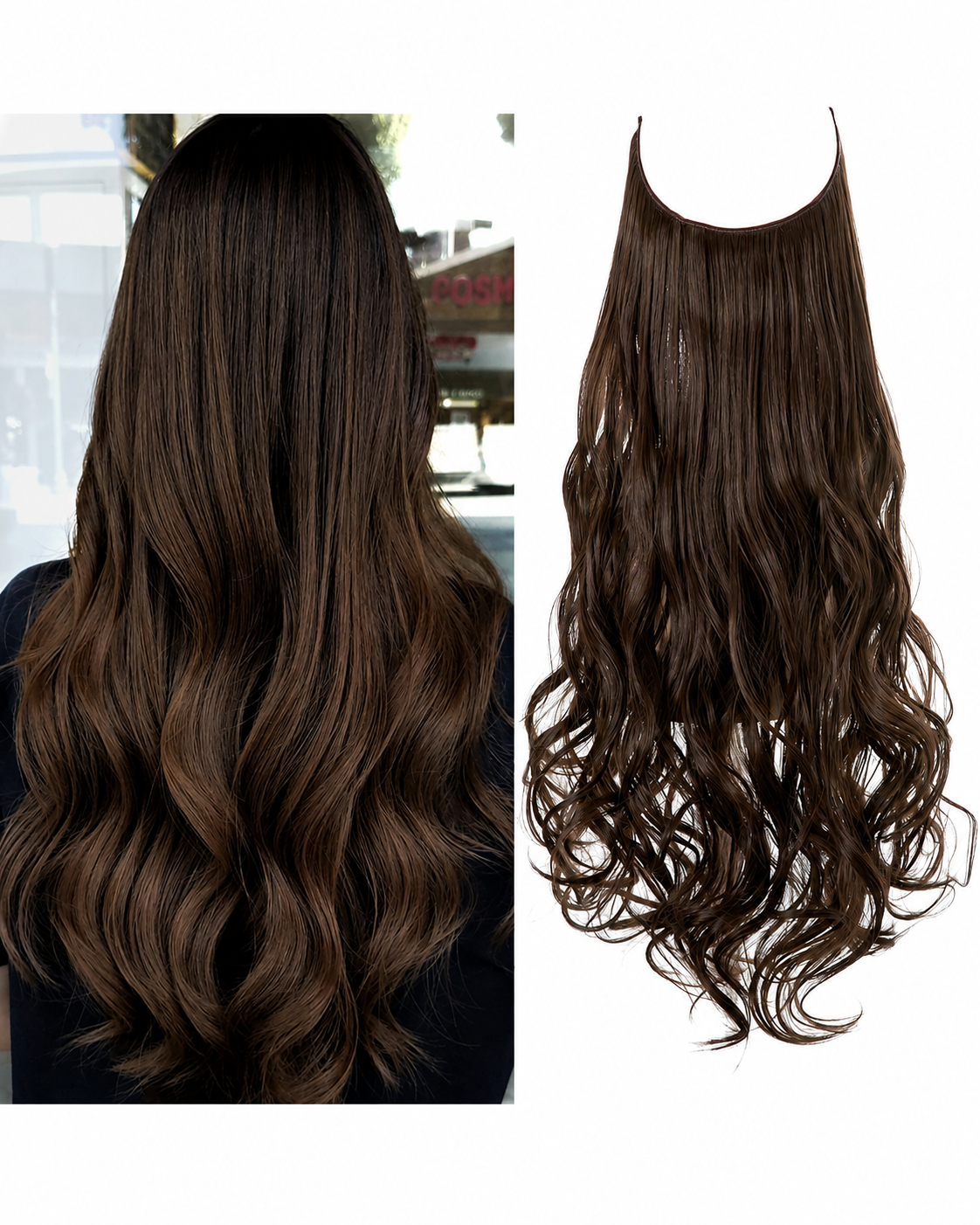 Vrouwen Haaraccessoire Onzichtbare Haarlokken