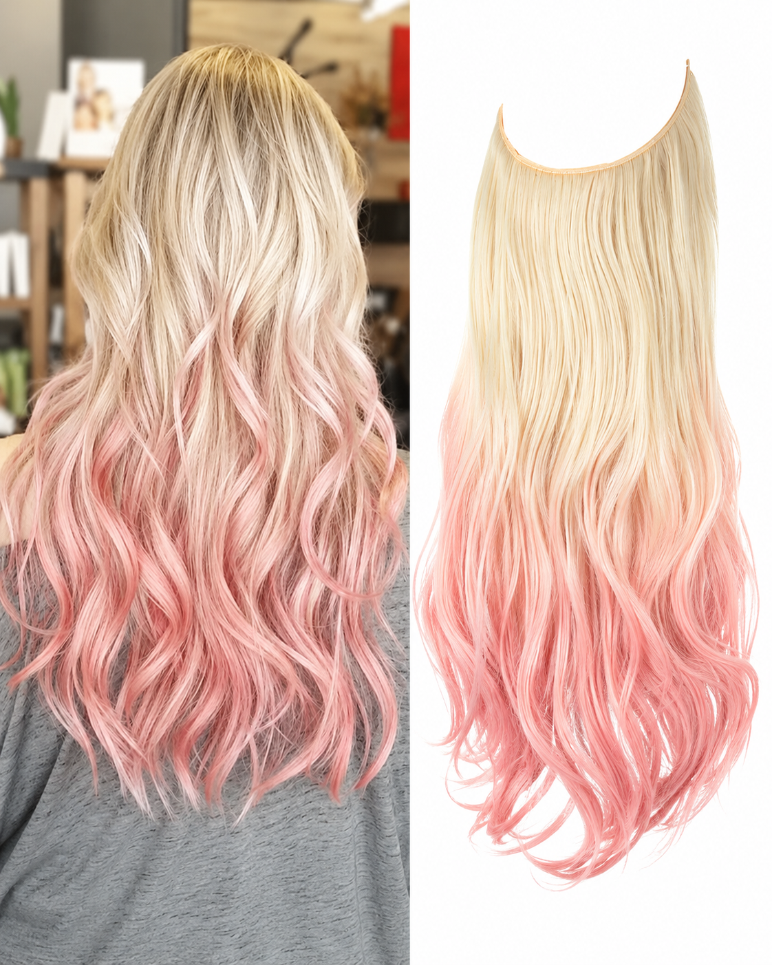 Vrouwen Haaraccessoire Onzichtbare Haarlokken