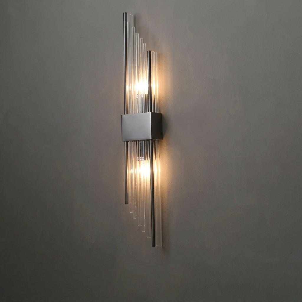 Wandlamp met Kristallen Accenten en Gouden Details