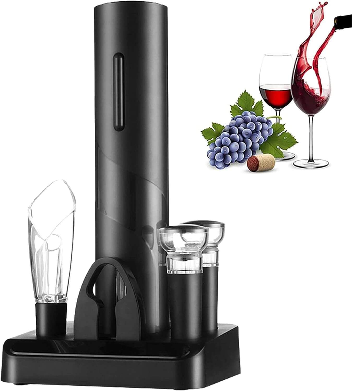 Elektrische Wijnopener Set