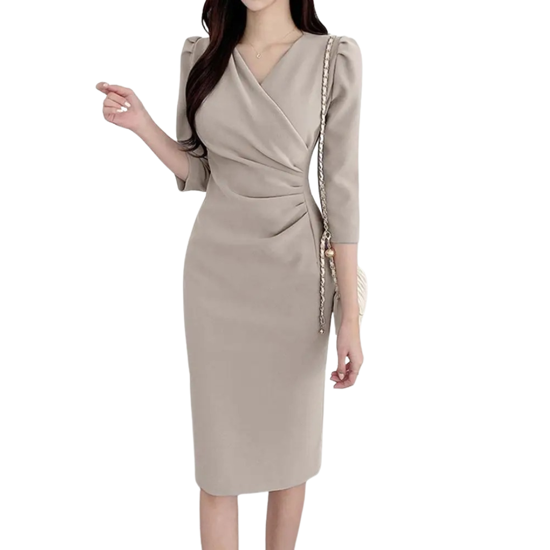 V-hals bodycon zomerjurk voor dames