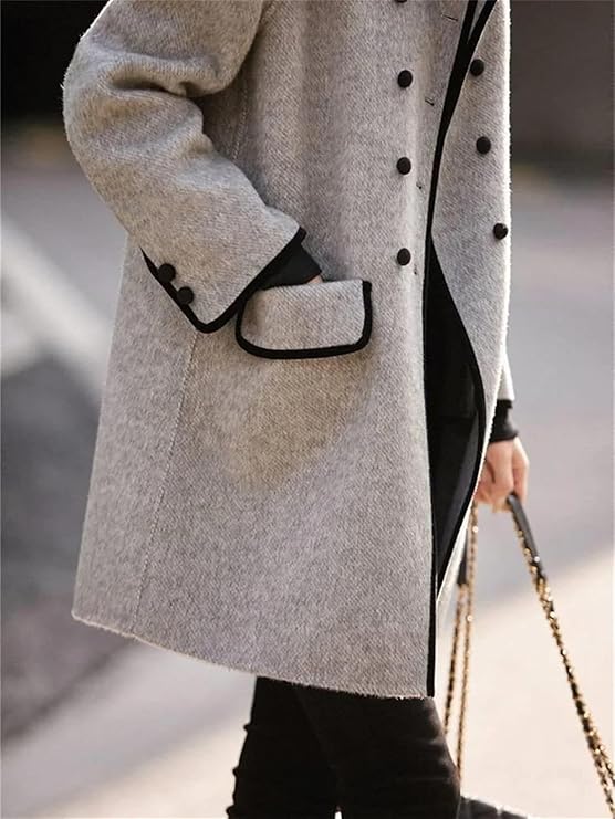 Vintage damesjas met lange mouwen