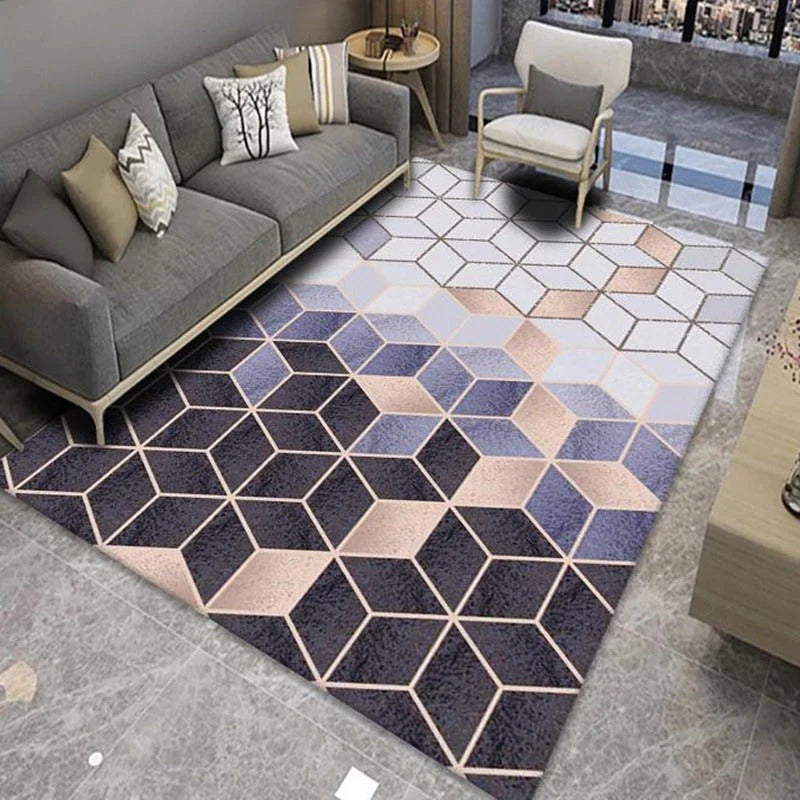 Scandinavisch Geometrisch Tapijt
