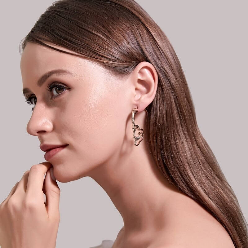 Holle Schedel Stud Oorbellen