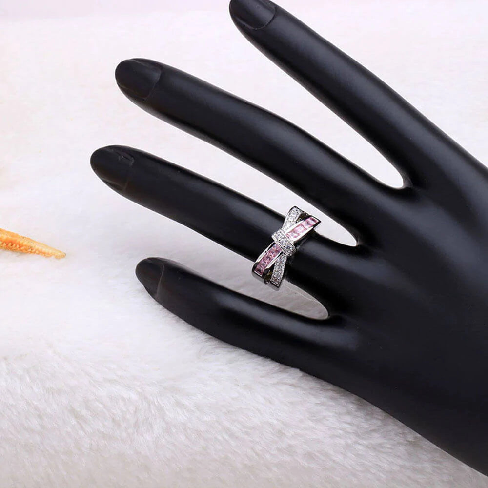 Criss Cross Kristal Ring